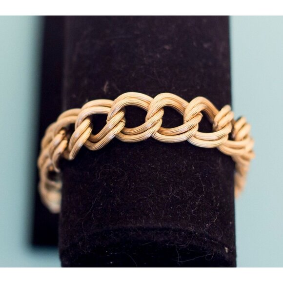 Vintage Gold Bracelet 6.5 Inches by Avon E15 - Picture 2 of 3